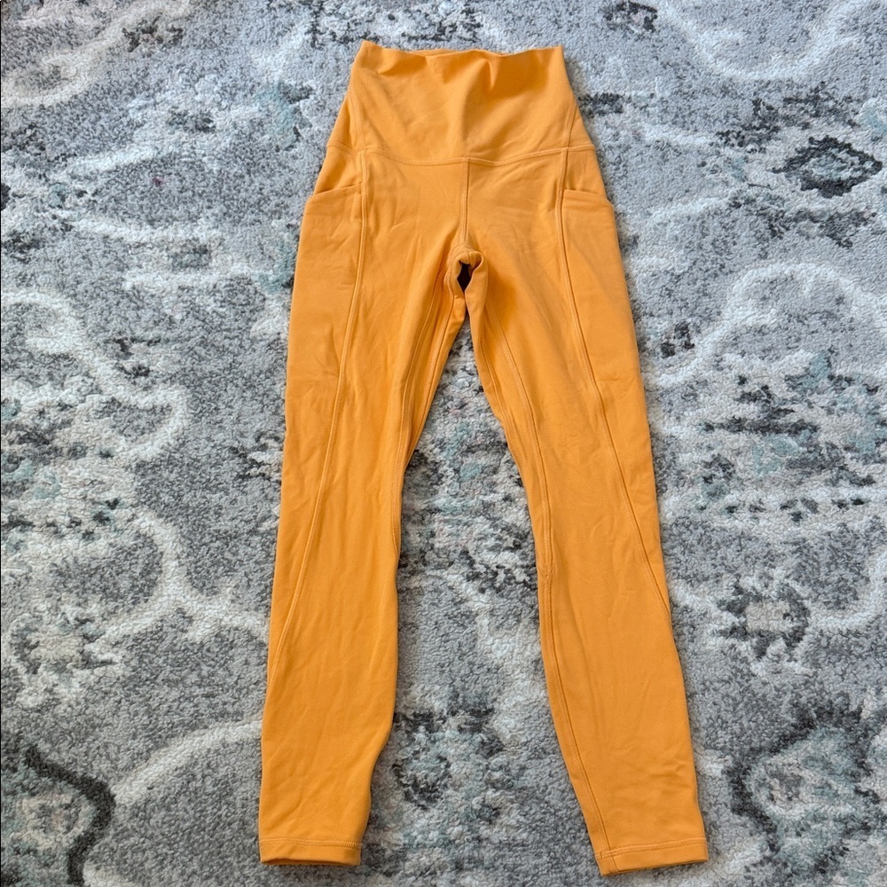 Lululemon Align High-Rise Pant with Pockets 25" in Mango Dream